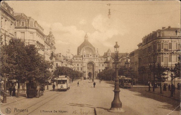 Anvers (Antwerpen) l`Avenue de Keyser
